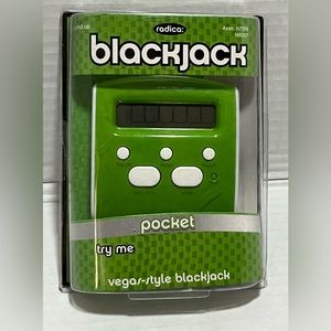 Green blackjack pocket game